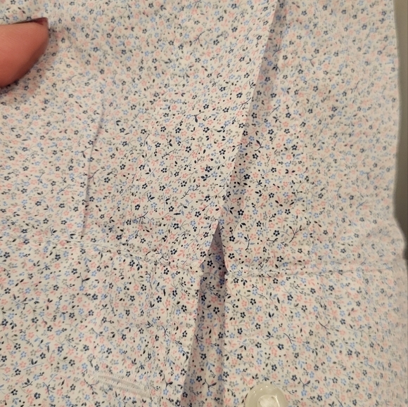 FRANK AND EILEEN Finbar Style Floral Print Button up Cotton Shirt Sz L - Picture 4 of 13